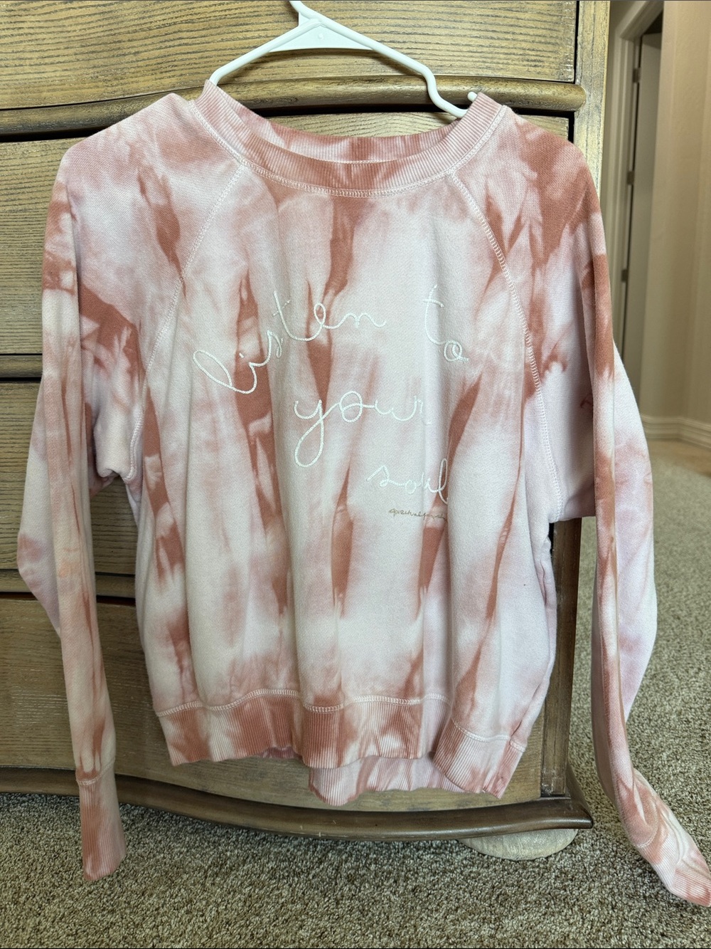 Spiritual Gangster Pink Tie-Dye Crewneck Sweatshirt